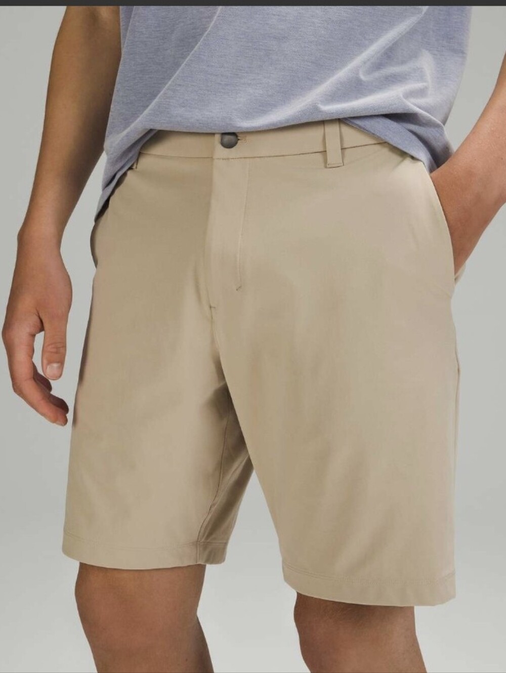 Lululemon Commission Classic-Fit Short 7" Inseam. *Warpstreme. Light Tan. 38 US